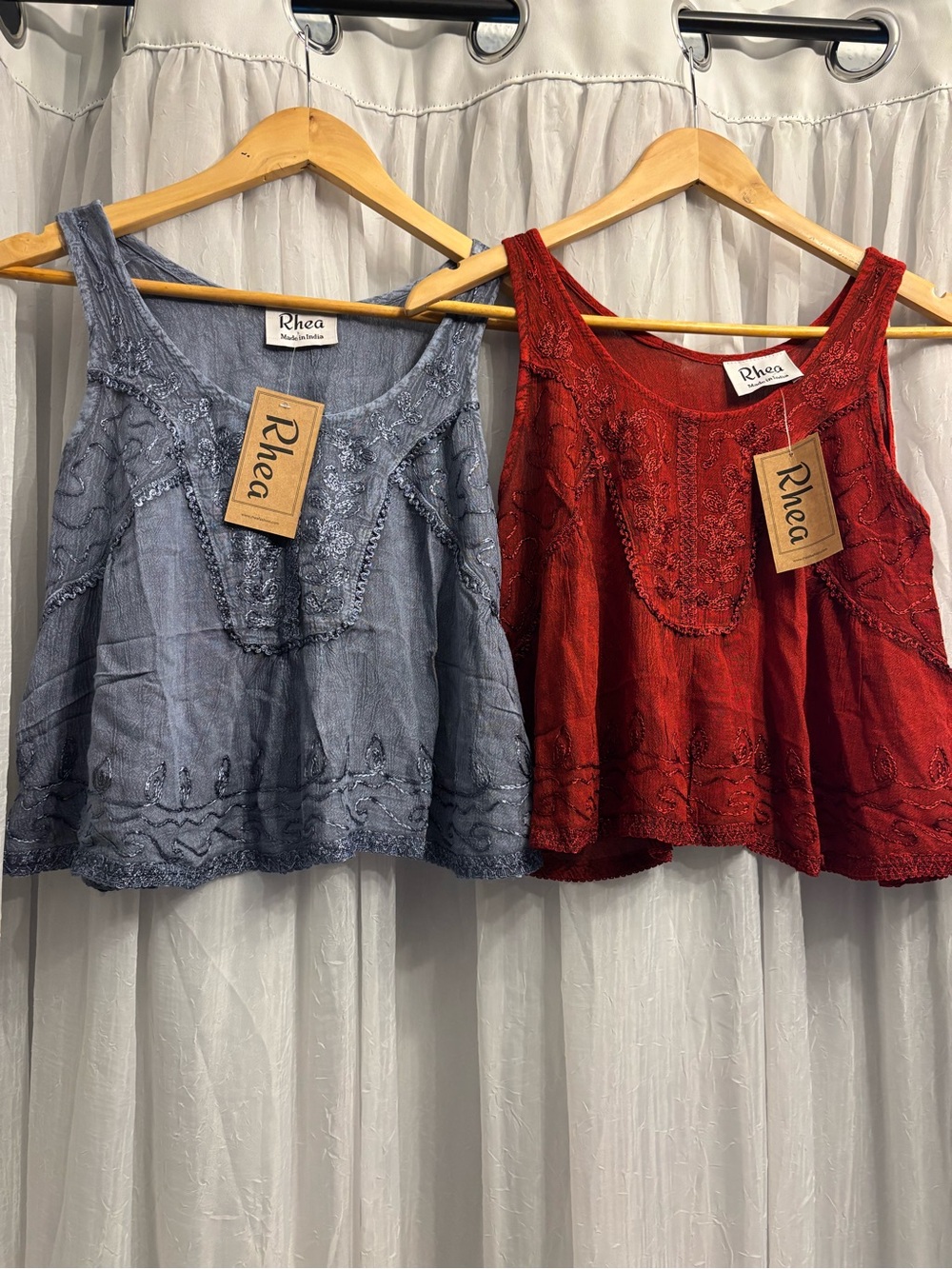 100% Viscose Boho Tops NWT